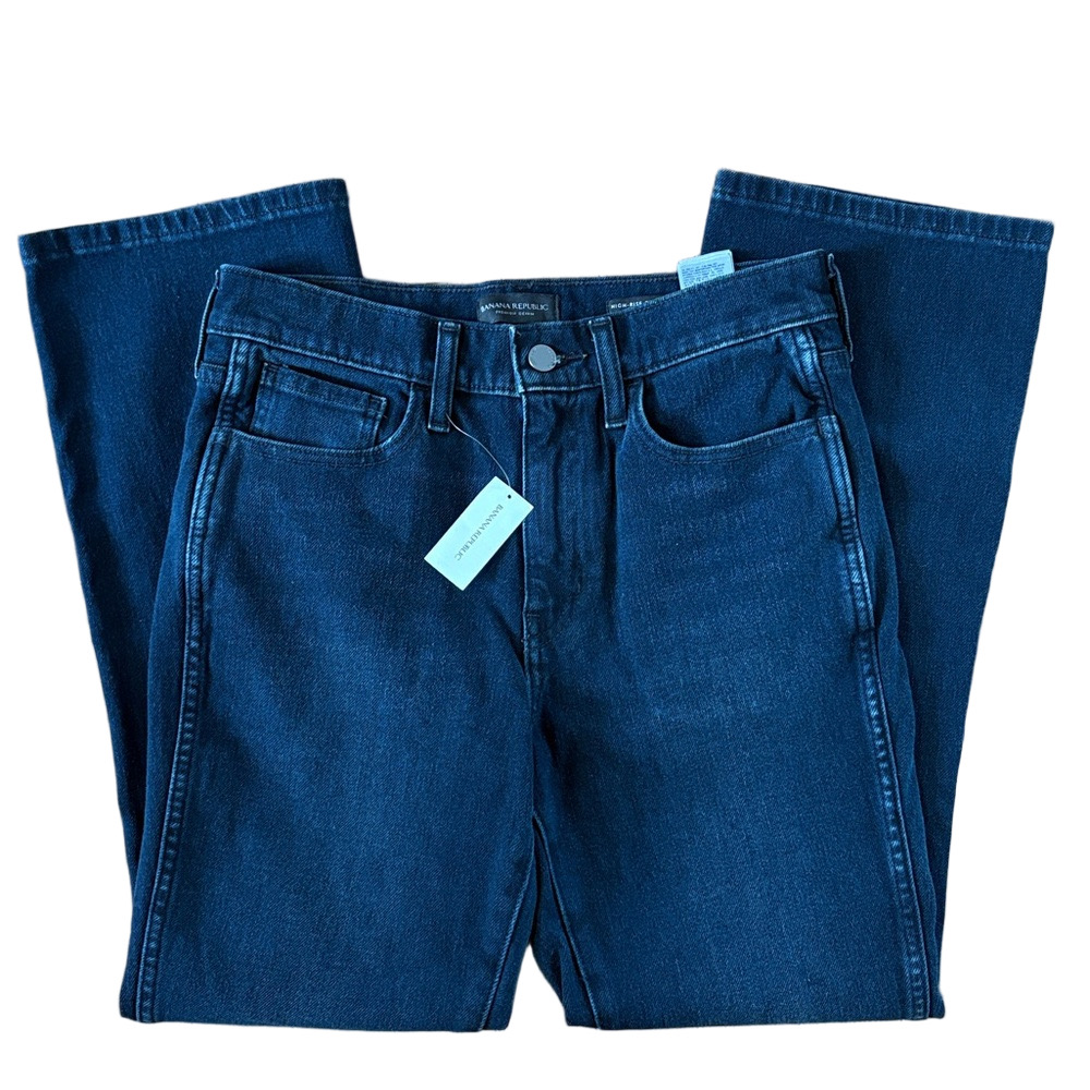 NWT Banana Republic High-Rise Crop Boot Jeans Size 27
